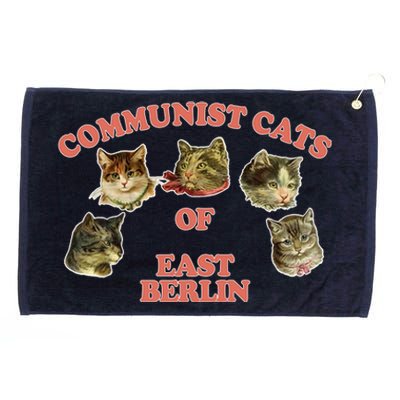 Communist Cats Of East Berlin Grommeted Golf Towel