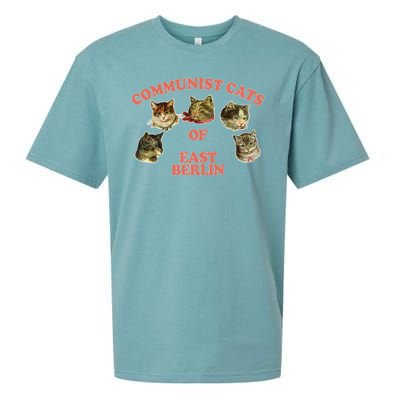 Communist Cats Of East Berlin Sueded Cloud Jersey T-Shirt