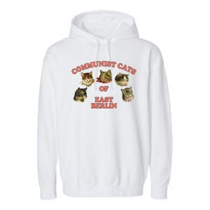 Communist Cats Of East Berlin Garment-Dyed Fleece Hoodie