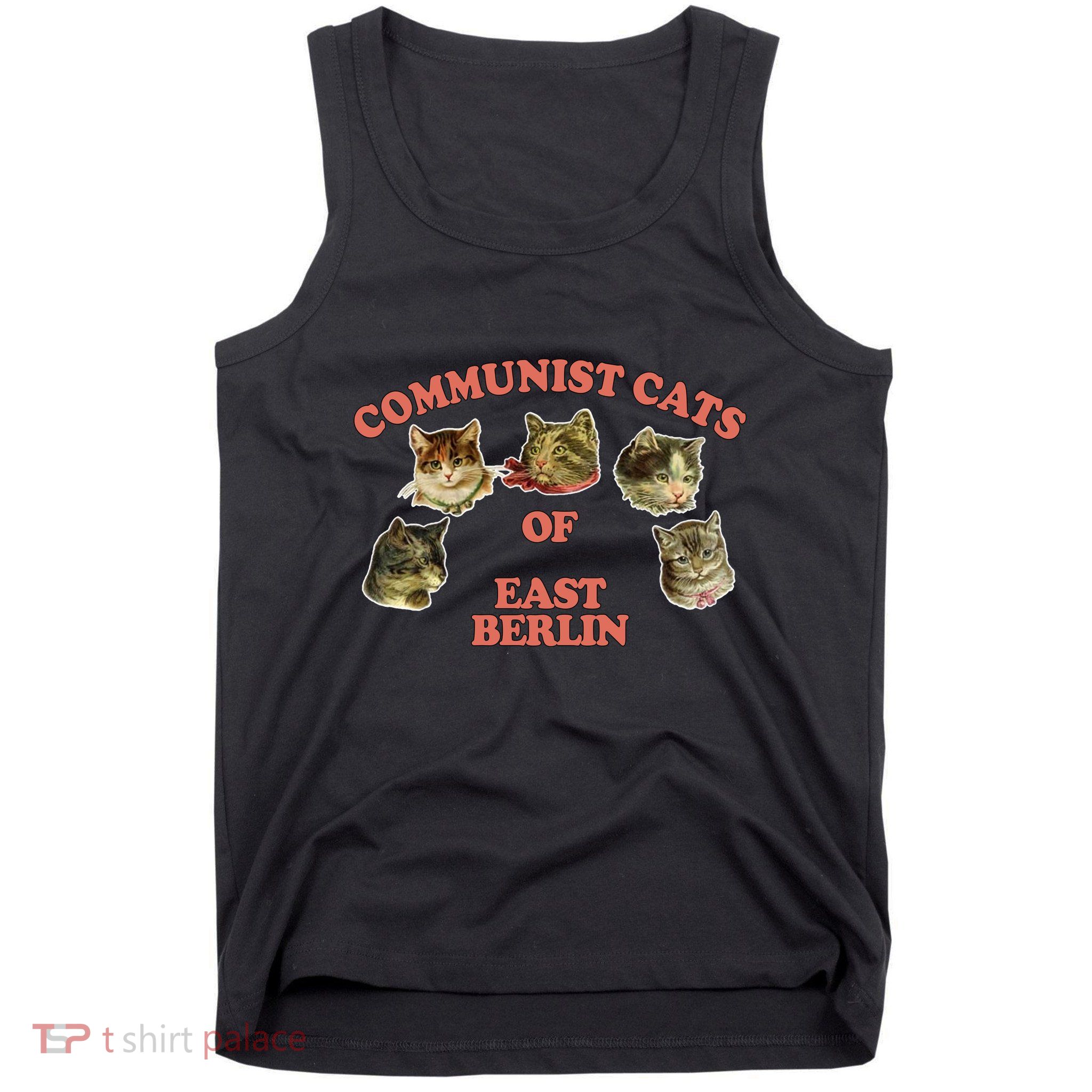 Communist Cats Of East Berlin Tank Top