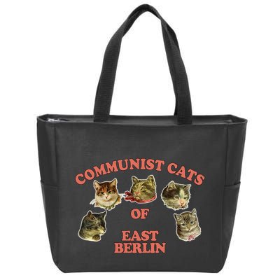 Communist Cats Of East Berlin Zip Tote Bag