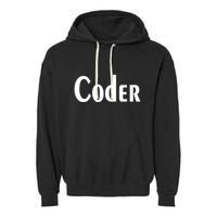 Coder Garment-Dyed Fleece Hoodie