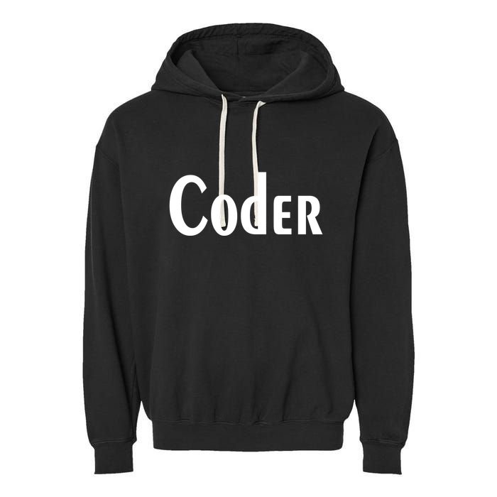 Coder Garment-Dyed Fleece Hoodie