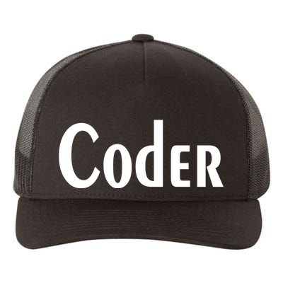 Coder Yupoong Adult 5-Panel Trucker Hat