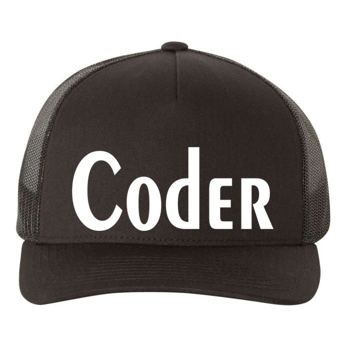 Coder Yupoong Adult 5-Panel Trucker Hat