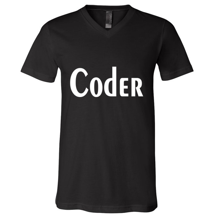 Coder V-Neck T-Shirt