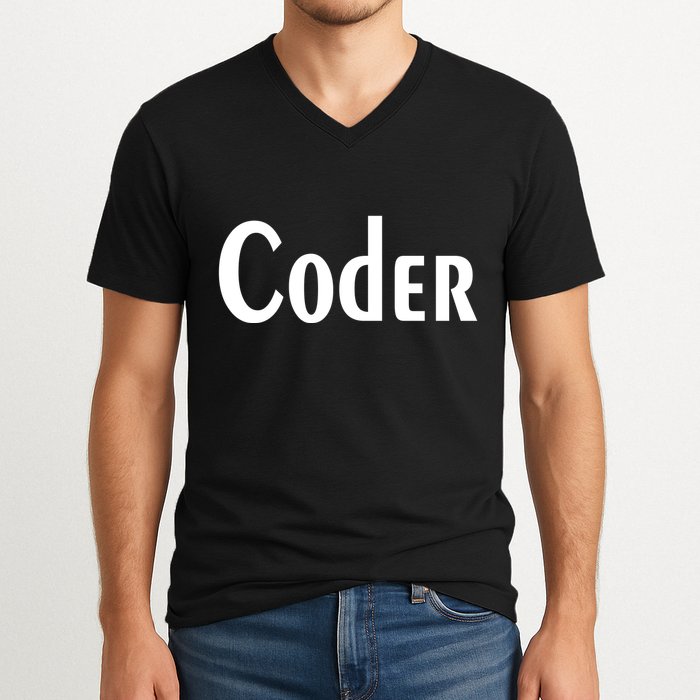 Coder V-Neck T-Shirt