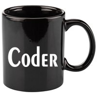 Coder 11oz C Handle Ceramic Mug