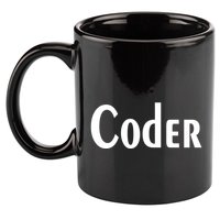Coder 11oz C Handle Ceramic Mug