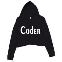 Coder Crop Fleece Hoodie