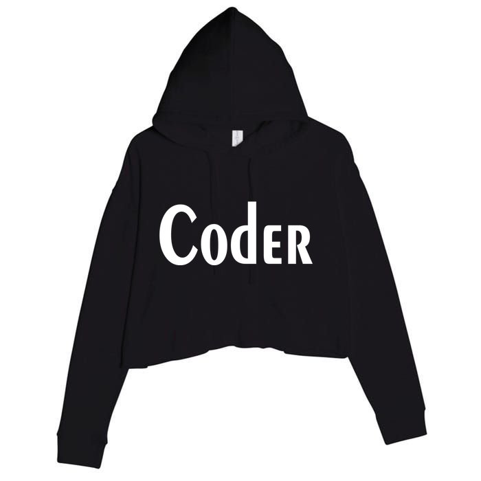 Coder Crop Fleece Hoodie