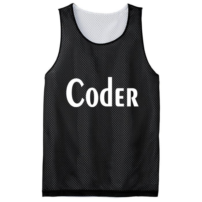 Coder Mesh Reversible Basketball Jersey Tank