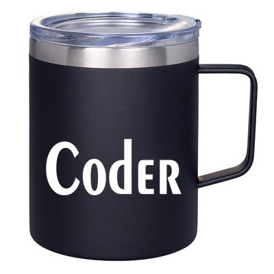 Coder 12oz Stainless Steel Coffee Mug