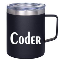 Coder 12oz Stainless Steel Coffee Mug