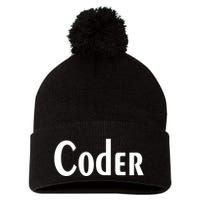 Coder Pom Pom 12in Knit Beanie
