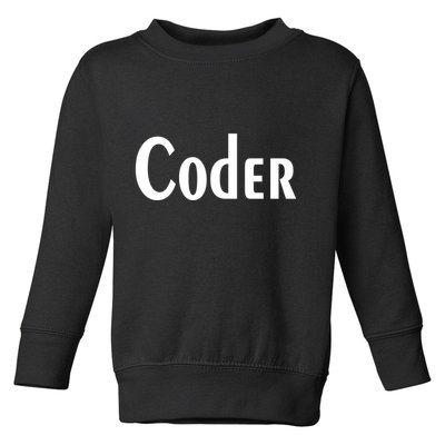 Coder Toddler Sweatshirt