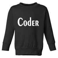 Coder Toddler Sweatshirt