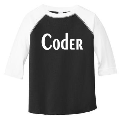 Coder Toddler Fine Jersey T-Shirt