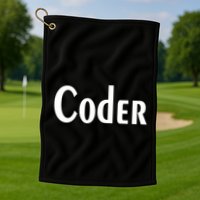 Coder Golf Towel