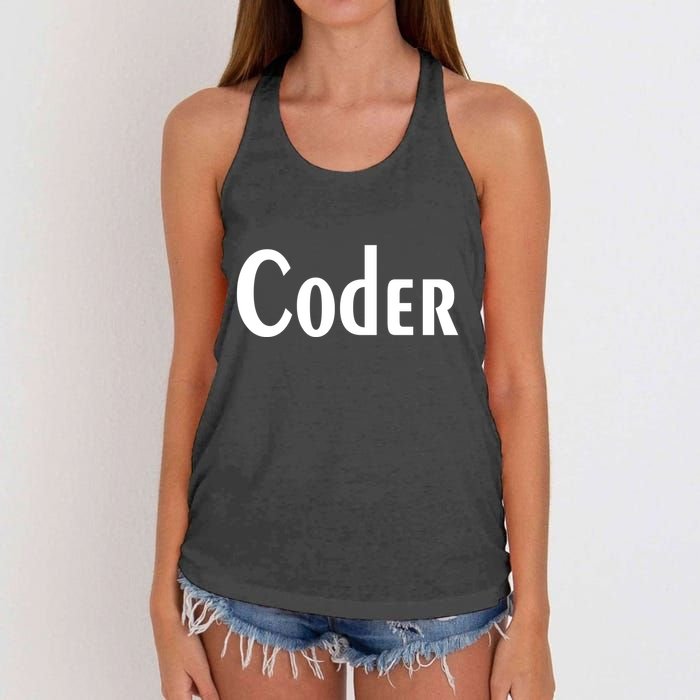 Coder Women's Knotted Racerback Tank