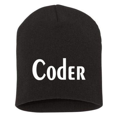 Coder Short Acrylic Beanie