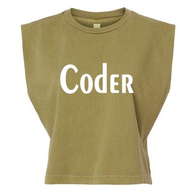 Coder Garment-Dyed Women's Muscle Tee
