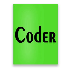 Coder Poster