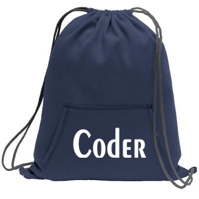 Coder Sweatshirt Cinch Pack Bag