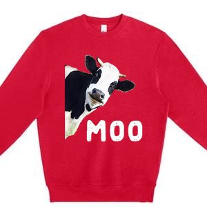 Cow Premium Crewneck Sweatshirt