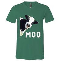 Cow V-Neck T-Shirt