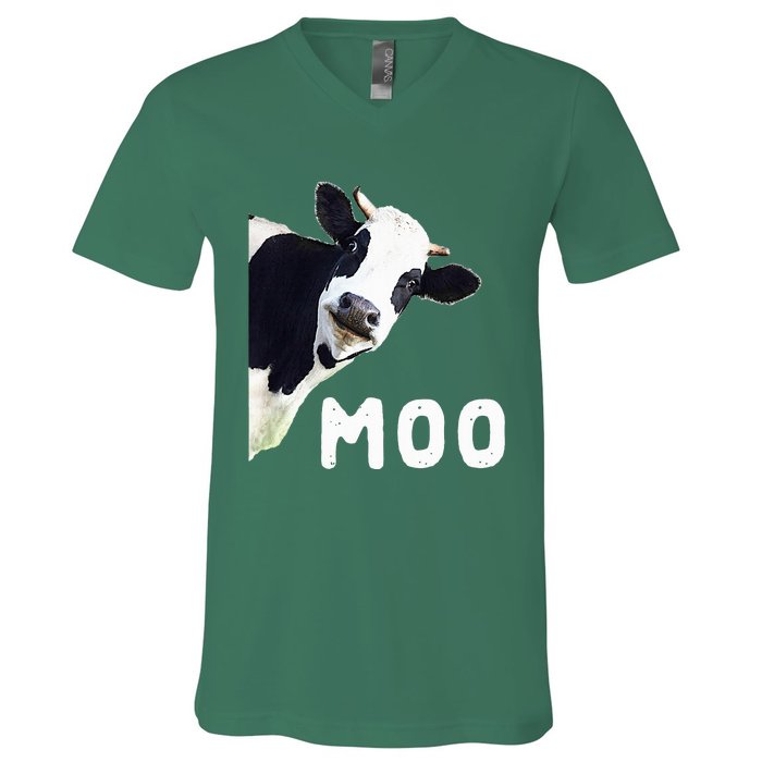 Cow V-Neck T-Shirt