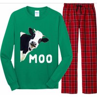 Cow Long Sleeve Pajama Set