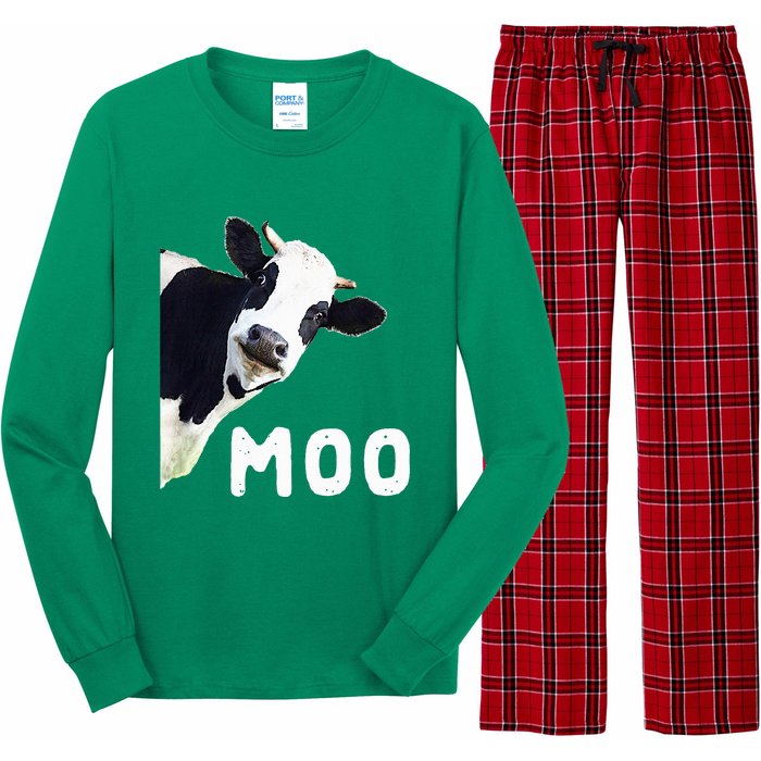 Cow Long Sleeve Pajama Set