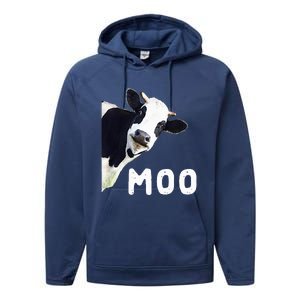 Cow Performance Fleece Hoodie