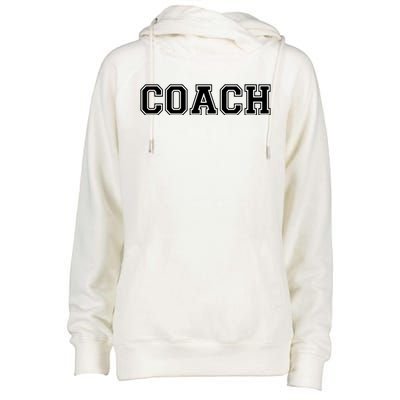 Coach Womens Funnel Neck Pullover Hood