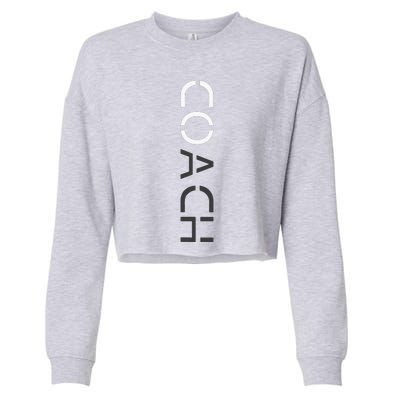 Coach Cropped Pullover Crew