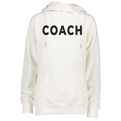 Coach Womens Funnel Neck Pullover Hood