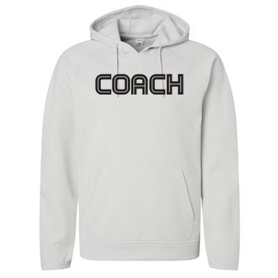 Coach Performance Fleece Hoodie