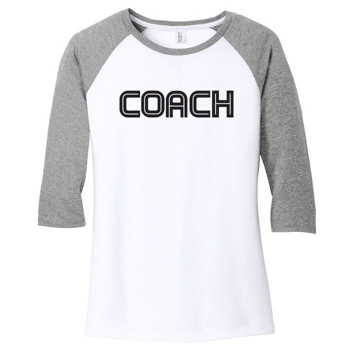 Coach Women's Tri-Blend 3/4-Sleeve Raglan Shirt