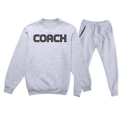 Coach Premium Crewneck Sweatsuit Set