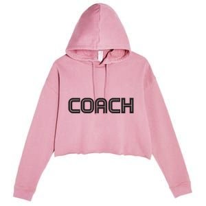 Coach Crop Fleece Hoodie