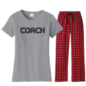 Coach Women's Flannel Pajama Set