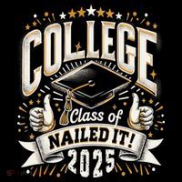 College Class Of 2025 Nailed It Graduation Senior Baby Bodysuit