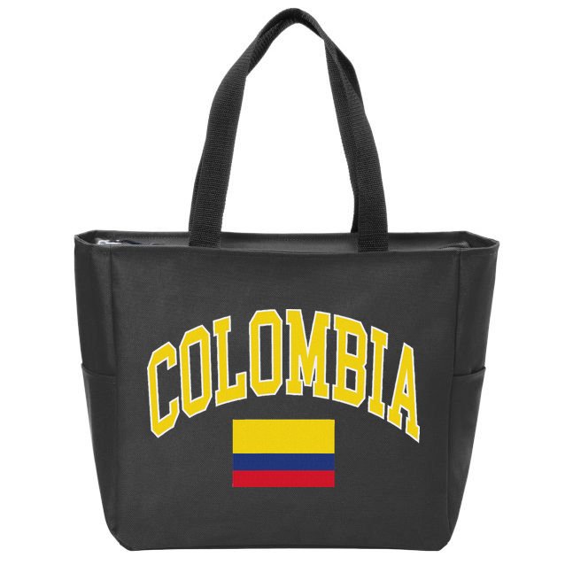 Colombia Zip Tote Bag