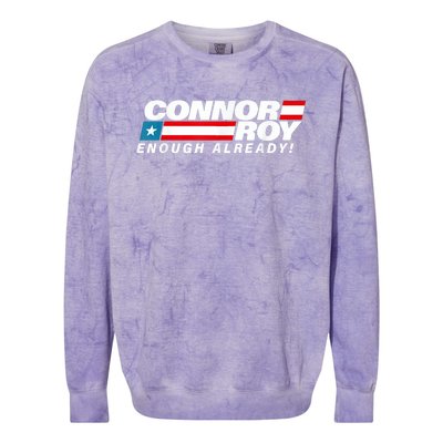 ConnorRoyEnoughAlreadyFlag Colorblast Crewneck Sweatshirt