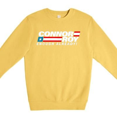 ConnorRoyEnoughAlreadyFlag Premium Crewneck Sweatshirt