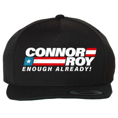 ConnorRoyEnoughAlreadyFlag Wool Snapback Cap