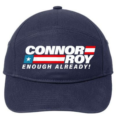 ConnorRoyEnoughAlreadyFlag 7-Panel Snapback Hat