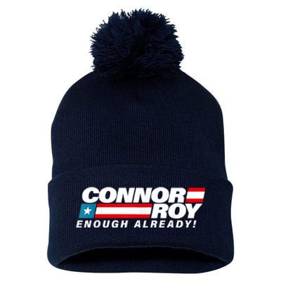 ConnorRoyEnoughAlreadyFlag Pom Pom 12in Knit Beanie