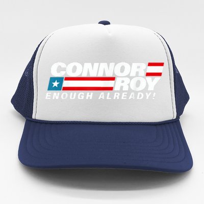 ConnorRoyEnoughAlreadyFlag Trucker Hat